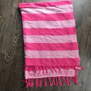 BOGO Victoria’s Secret Pink Striped Blanket